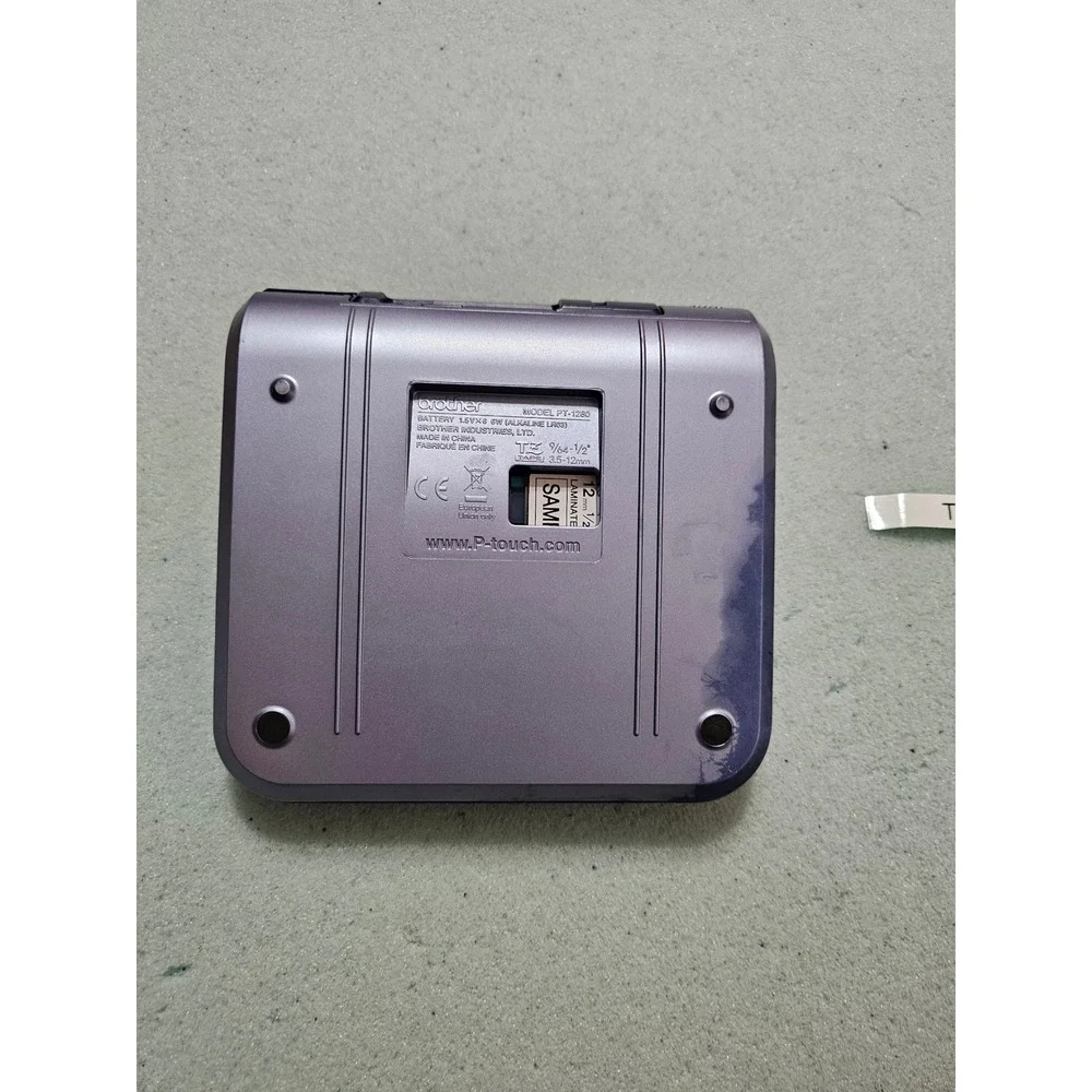 Brother P-Touch PT-1280 Label Maker Handheld Electronic Labeling System Gray